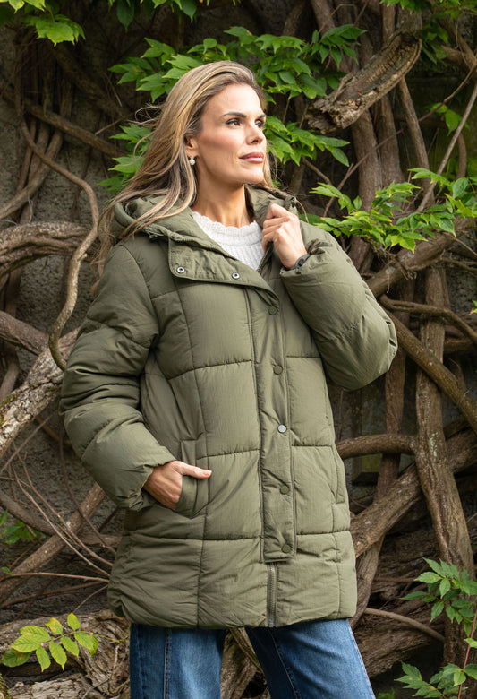 Longline Puffer Coat