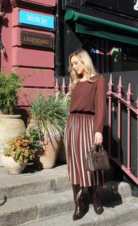 Flower Charm Structured Bag