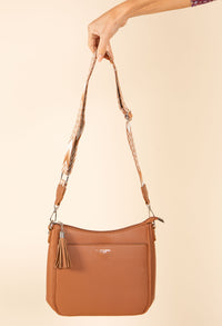 Faux Leather Cross Body Bag