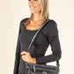 Faux Leather Cross Body Bag