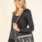 Multi Zip Cross Body Bag