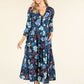 Iris Floral Print Midi Dress
