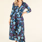 Iris Floral Print Midi Dress