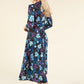 Iris Floral Print Midi Dress