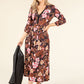 Iris Floral Print Midi Dress