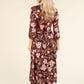 Iris Floral Print Midi Dress