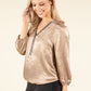 Caviar Satin Touch Blouse
