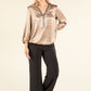 Caviar Satin Touch Blouse