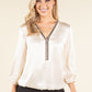 Caviar Satin Touch Blouse