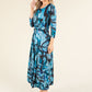 Fallon Abstract Print Midi Dress
