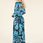 Fallon Abstract Print Midi Dress