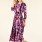 Fallon Abstract Print Midi Dress