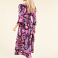 Fallon Abstract Print Midi Dress