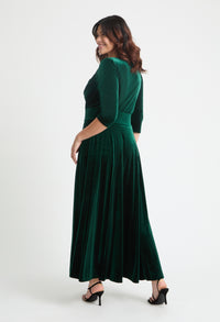 Elisabeth Bolero Wrap Curve+ Maxi Dress