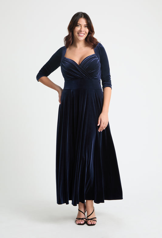 Elisabeth Bolero Wrap Curve+ Maxi Dress