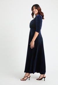 Elisabeth Bolero Wrap Curve+ Maxi Dress