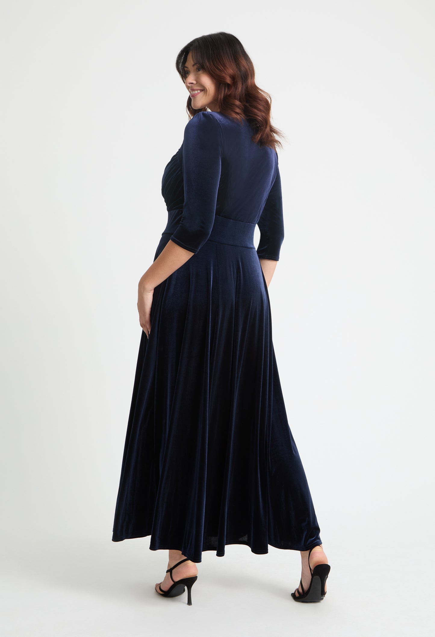 Elisabeth Bolero Wrap Curve+ Maxi Dress