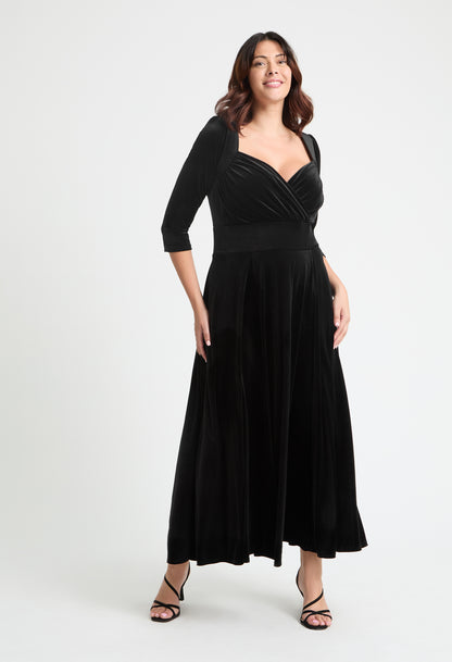 Elisabeth Bolero Wrap Curve+ Maxi Dress