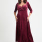 Elisabeth Bolero Wrap Curve+ Maxi Dress