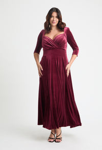 Elisabeth Bolero Wrap Curve+ Maxi Dress