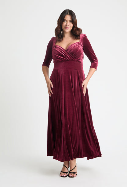 Elisabeth Bolero Wrap Curve+ Maxi Dress
