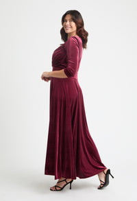 Elisabeth Bolero Wrap Curve+ Maxi Dress