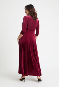 Elisabeth Bolero Wrap Curve+ Maxi Dress