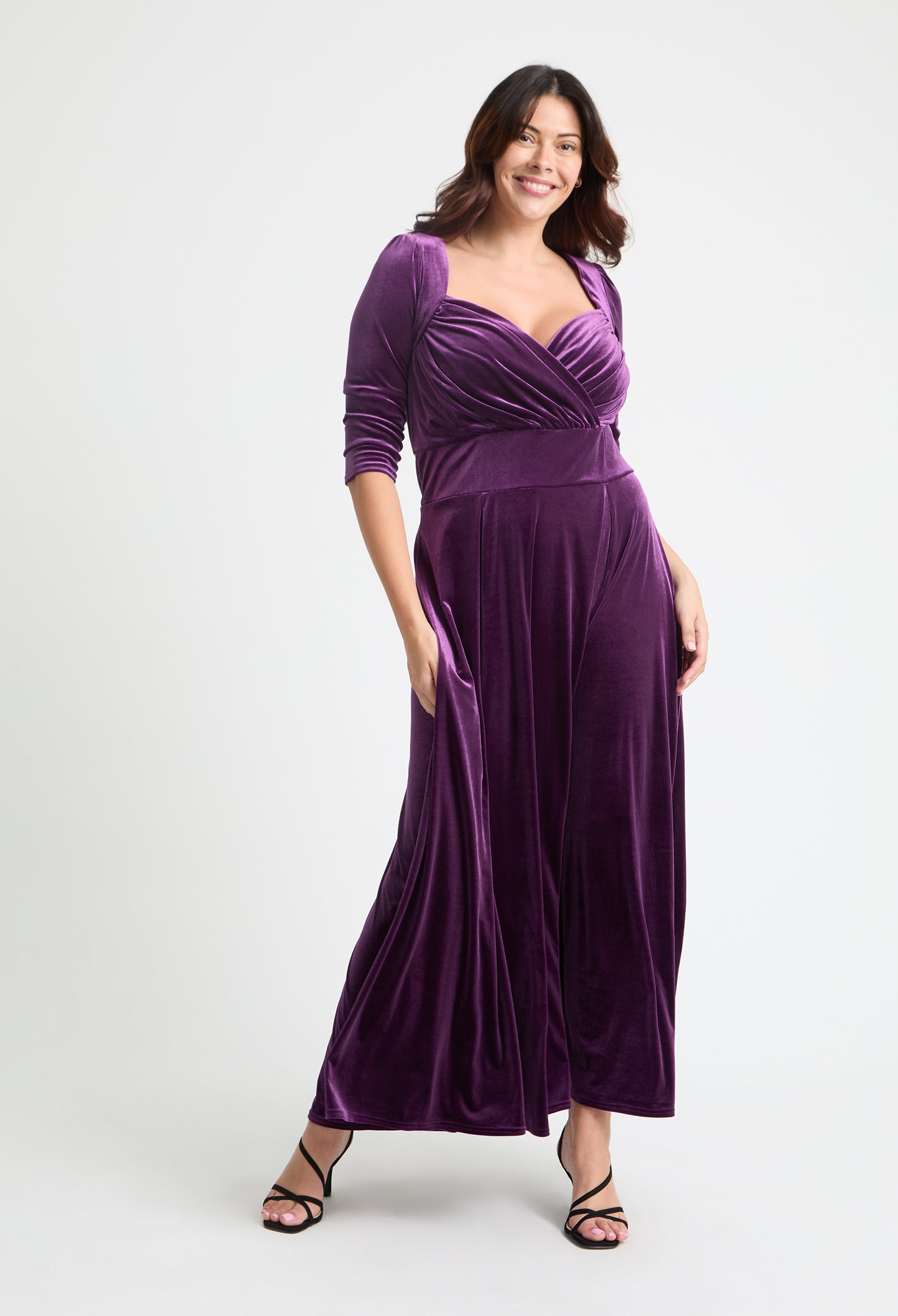 Elisabeth Bolero Wrap Curve+ Maxi Dress