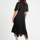 Julie Flock Hanky Hem Curve+ Dress