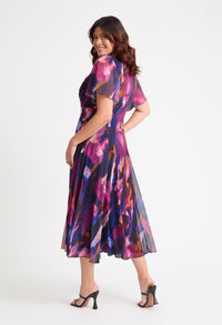 Liz Bolero Wrap Bodice Curve+ Midi Dress