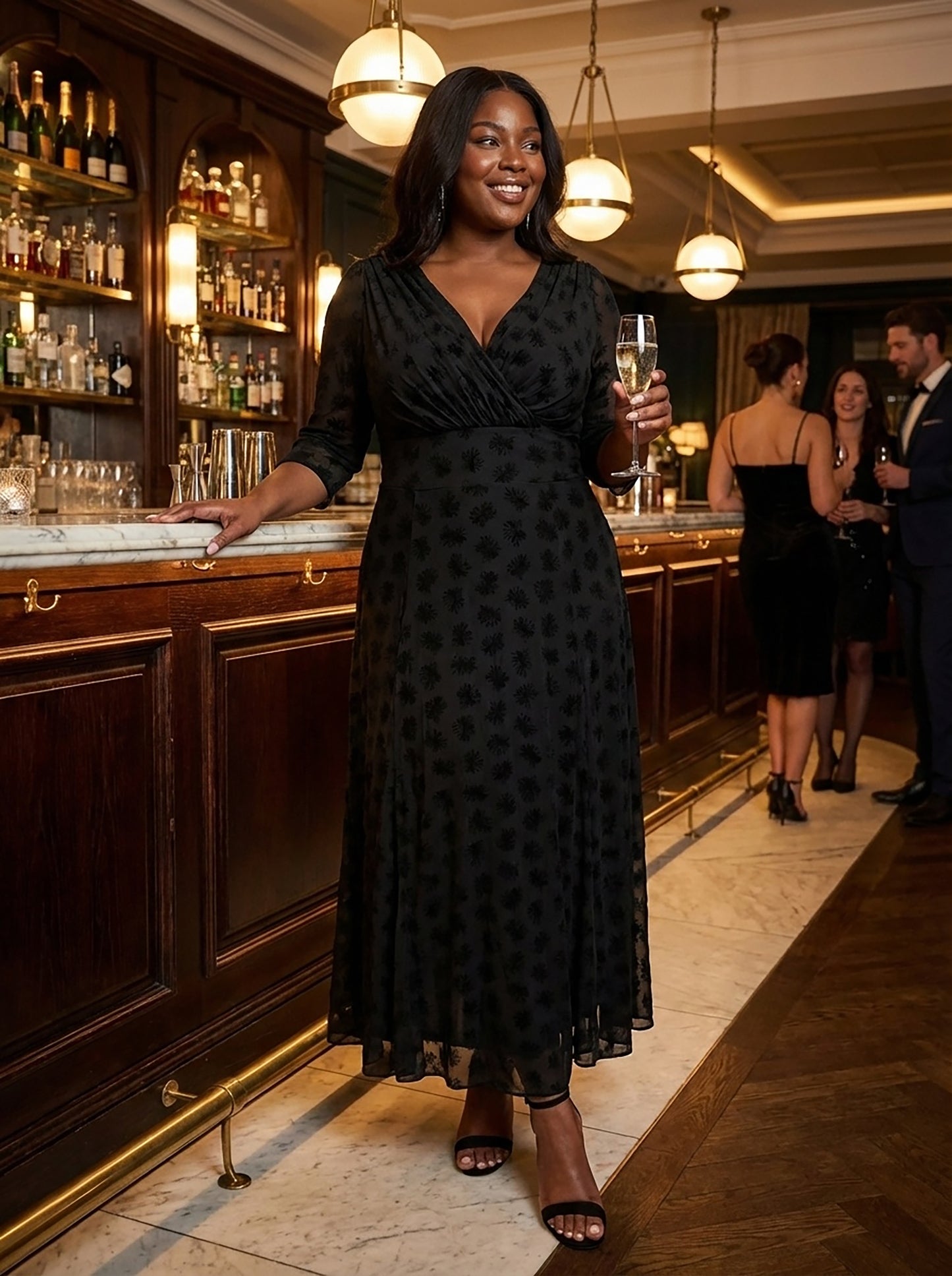 Verity Curve+ Maxi Dress