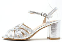 Shimmer Multi Strap Heel