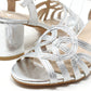 Shimmer Multi Strap Heel
