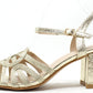 Shimmer Multi Strap Heel