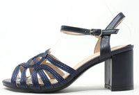 Shimmer Multi Strap Heel