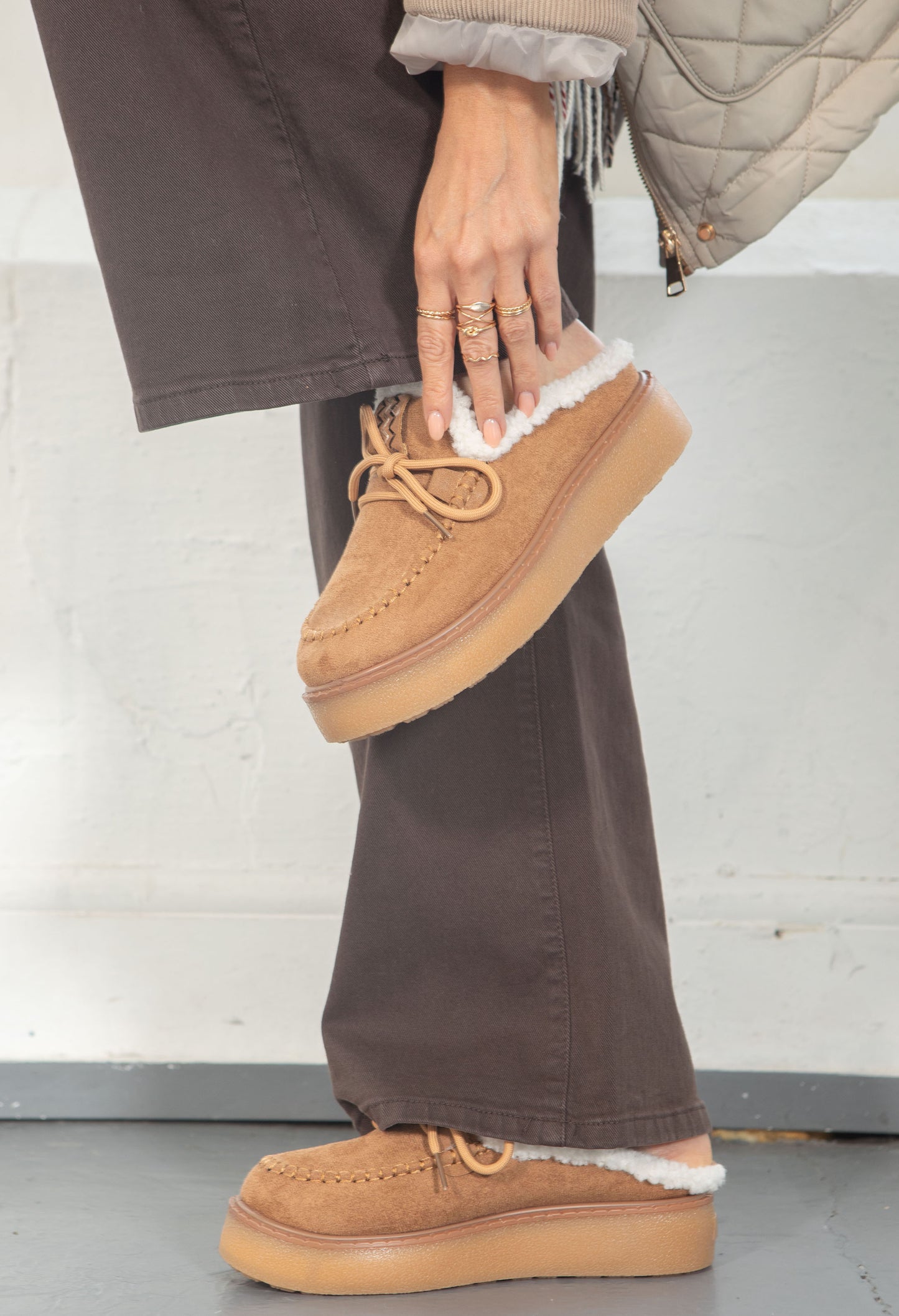 Flat Form Slip On Loafer