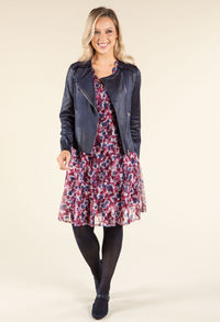 Scallop Neckline Lace Dress