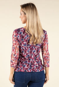 Scallop Neckline Lace Blouse