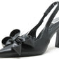Floral Bow Sling Back
