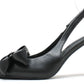Floral Bow Sling Back