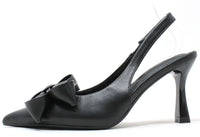 Floral Bow Sling Back