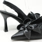 Floral Bow Sling Back