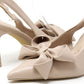 Floral Bow Sling Back