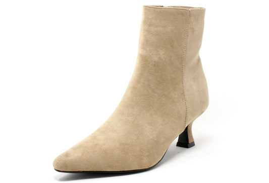 Faux Suede Ankle Boot