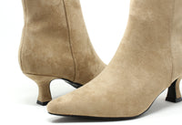 Faux Suede Ankle Boot