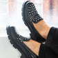 Silver Studded Loafer