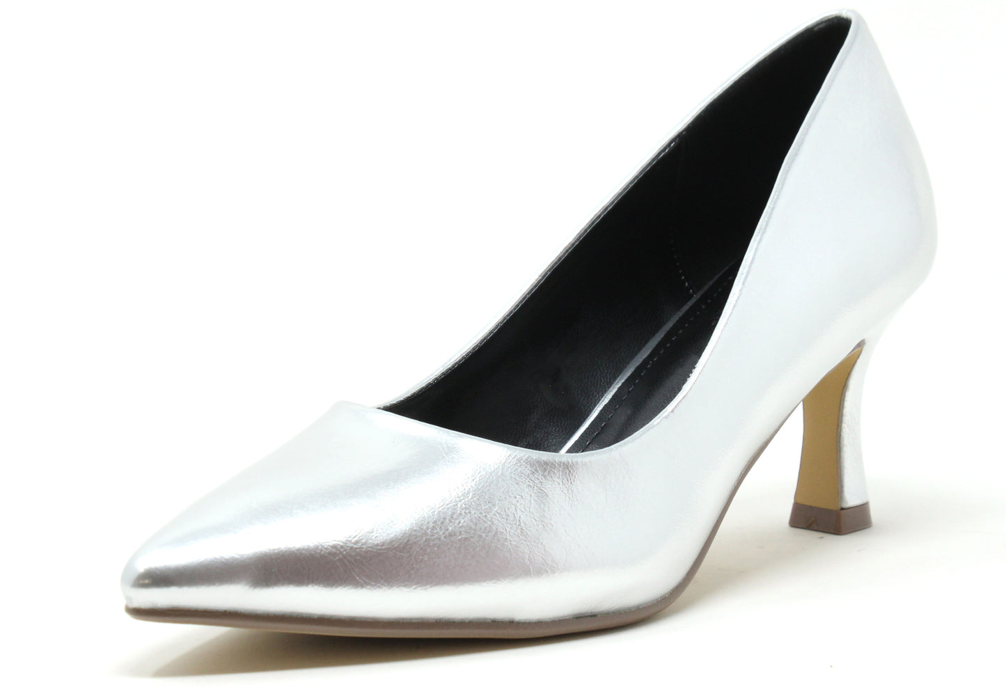 Metallic Court Heel