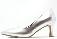 Metallic Court Heel