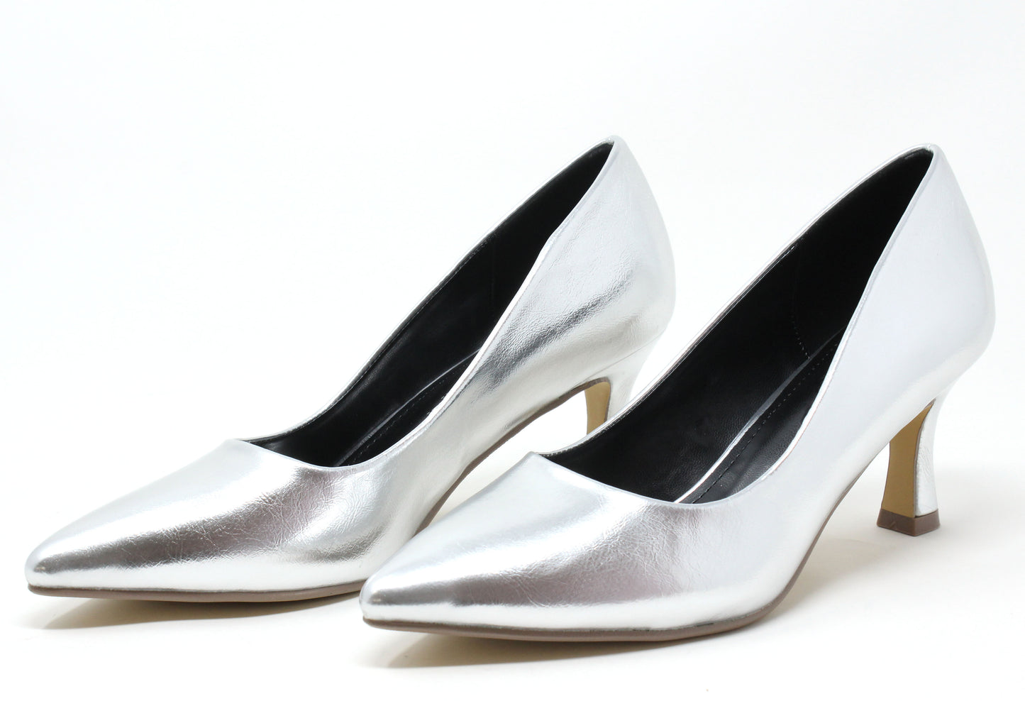 Metallic Court Heel