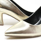 Metallic Court Heel